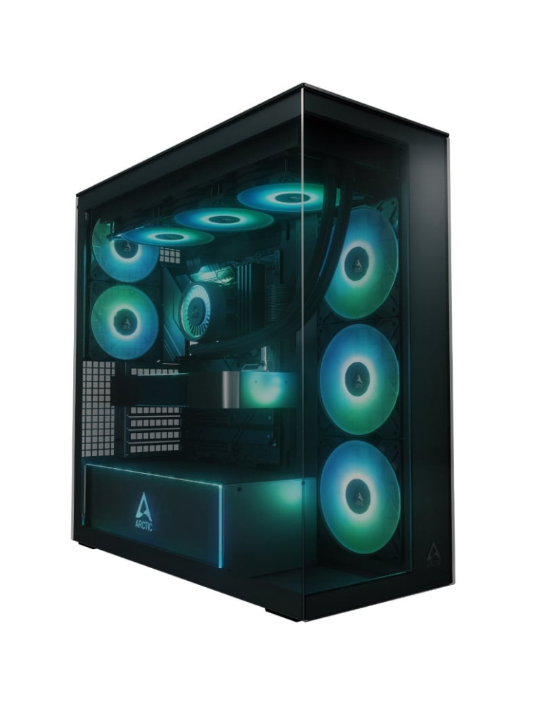 Caja Gaming Torre Arctic Xtender Black (Cristal tintado)