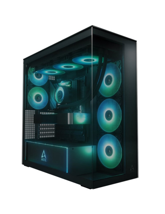 Caja Gaming Torre Arctic Xtender Black (Cristal tintado)