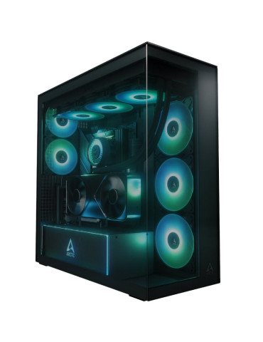 Caja Gaming Torre Arctic Xtender VG Black (Cristal tintado)