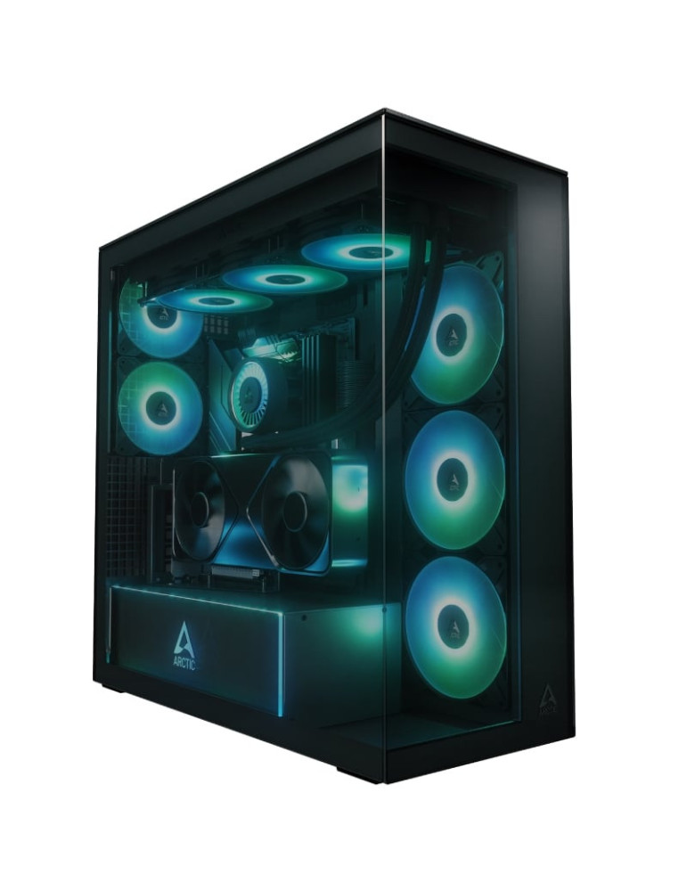 Caja Gaming Torre Arctic Xtender VG Black (Cristal tintado)