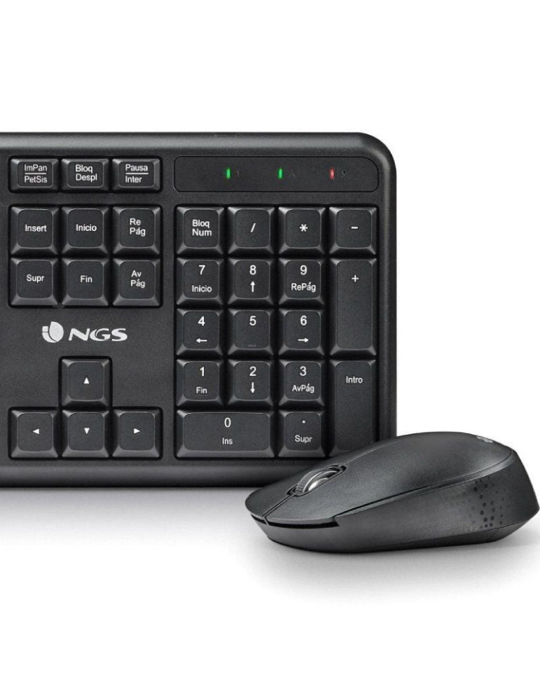 Teclado y Ratón Inalámbricos NGS Harmony Kit