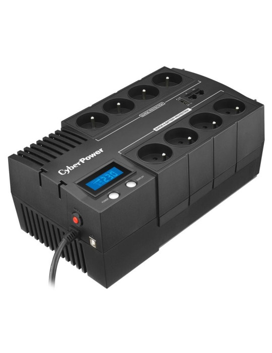 SAI Línea Interactiva Cyberpower BR700ELCD/ 700VA-420W/ 8 Salidas/ Formato Bloque