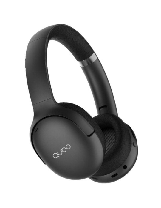 Auriculares Inalámbricos Qubo HD-400/ con Micrófono/ Bluetooth/ Negros