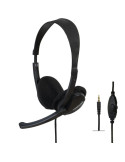Auriculares Fonestar HOME-35 con Micrófono/ Jack 3.5/ Negros