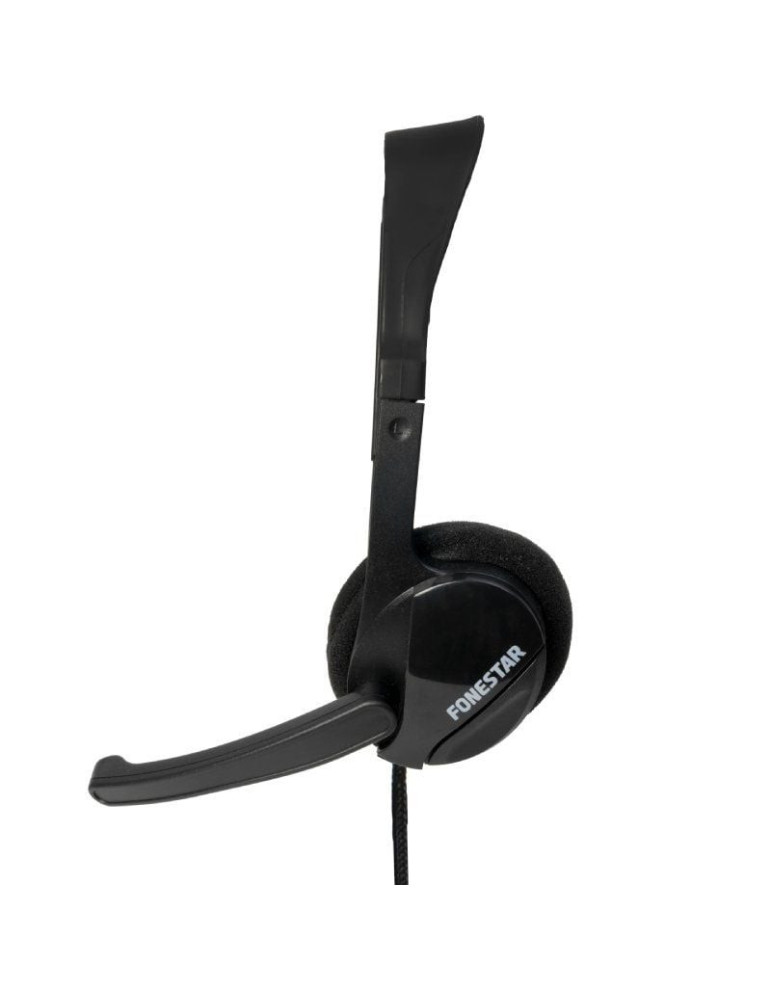 Auriculares Fonestar HOME-35 con Micrófono/ Jack 3.5/ Negros