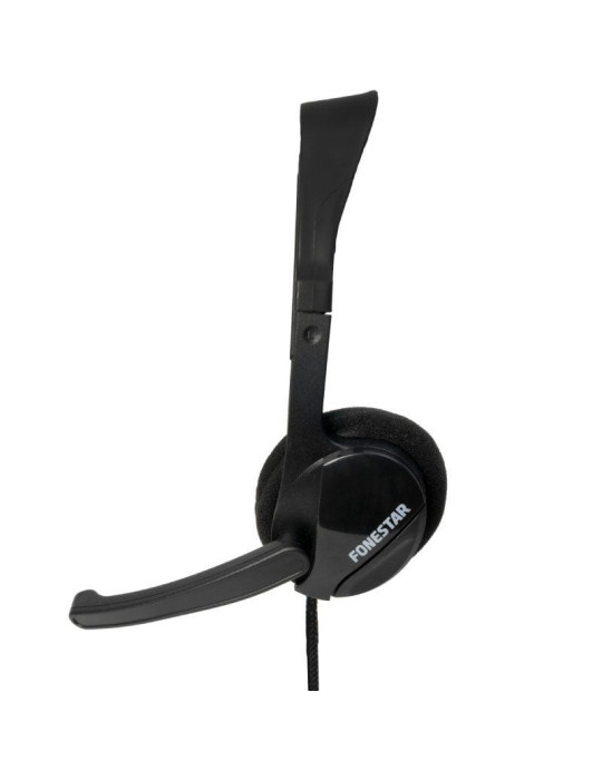 Auriculares Fonestar HOME-35 con Micrófono/ Jack 3.5/ Negros
