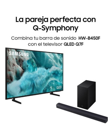 Barra de Sonido con Bluetooth Samsung B450F Serie B 2.1 2025/ 2.1 2