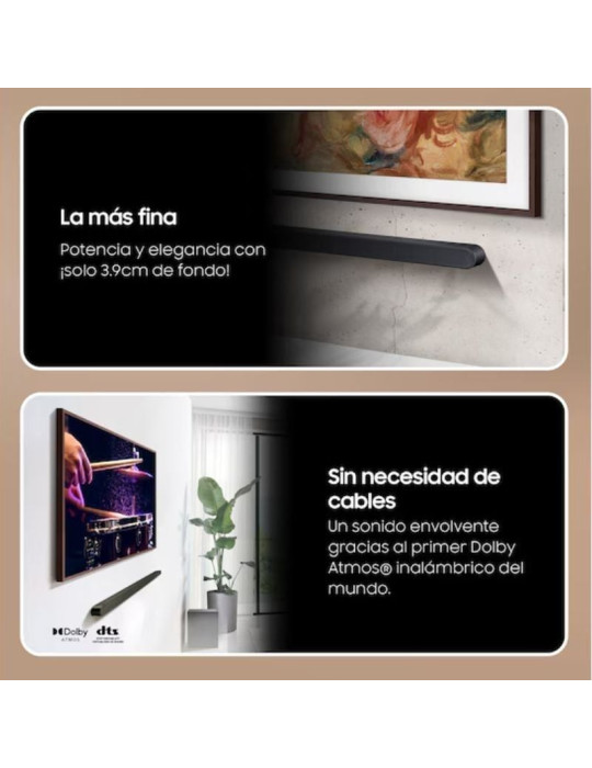 Barra de Sonido con Bluetooth Samsung Ultra Slim HW-S700D/ZF 2024/ 3.1