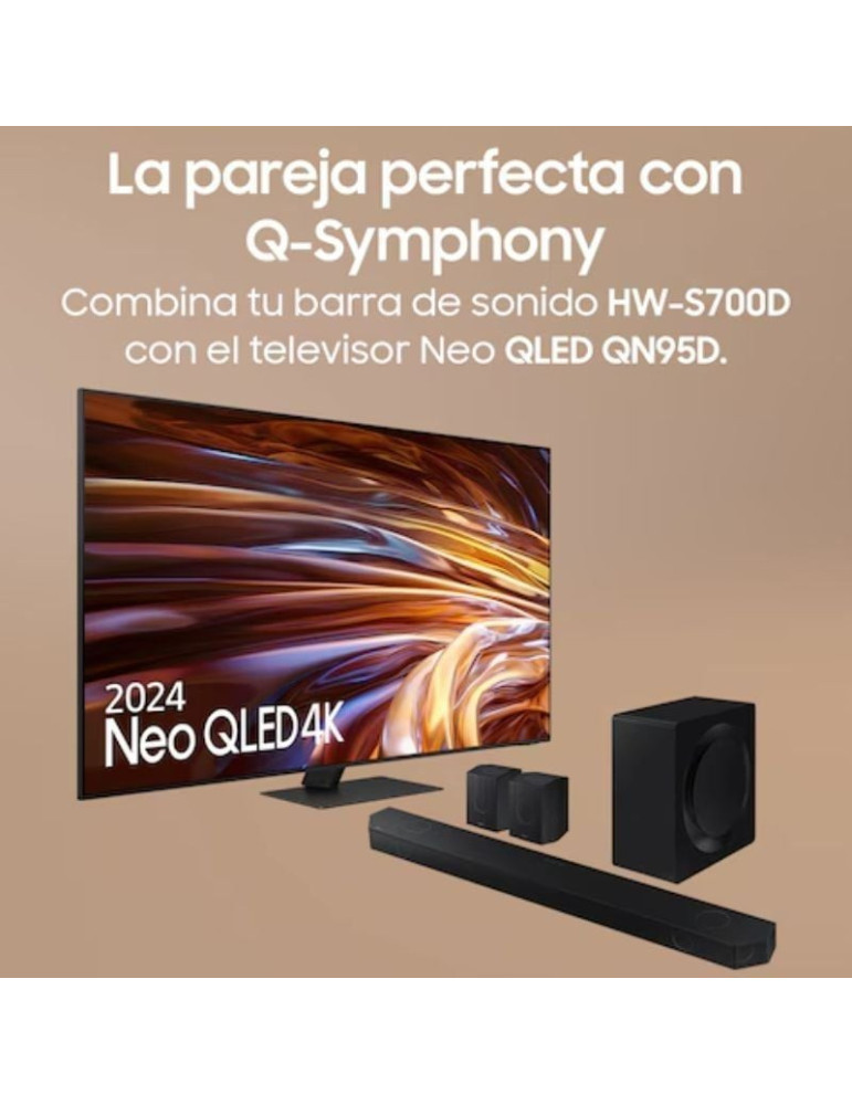Barra de Sonido con Bluetooth Samsung Ultra Slim HW-S700D/ZF 2024/ 3.1