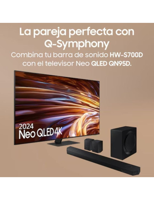 Barra de Sonido con Bluetooth Samsung Ultra Slim HW-S700D/ZF 2024/ 3.1