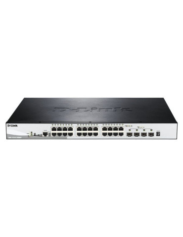 Switch D-Link DGS-1510-28XMP 28 Puertos/ Gigabit 10/100/1000 PoE/ SFP