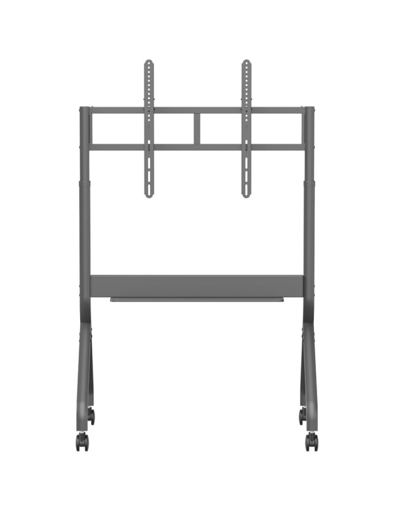 Soporte de Suelo Motorizado/ Inclinable/ Giratorio con Ruedas y Manivela Aisens FTF90E-467 para TV 55-90"/ hasta 90kg