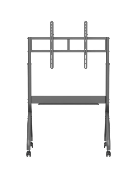 Soporte de Suelo Motorizado/ Inclinable/ Giratorio con Ruedas y Manivela Aisens FTF90E-467 para TV 55-90"/ hasta 90kg