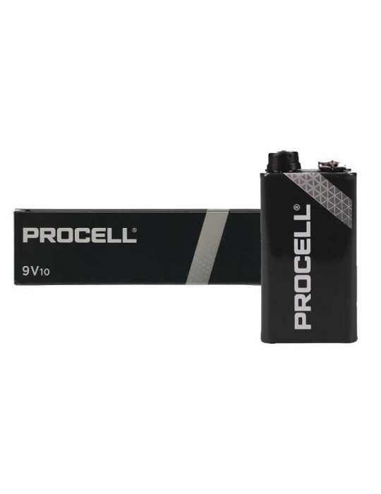 Pack de 10 Pilas Duracell PROCELL ID1604IPX10/ 9V/ Alcalinas