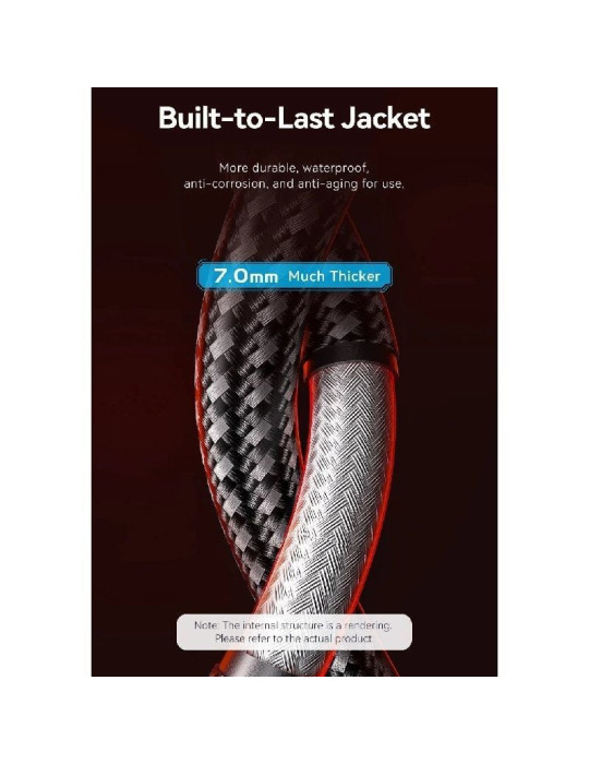 Cable de Red RJ45 SFTP Vention IKMHG Cat.8/ Gaming/ 1.5m/ Gris