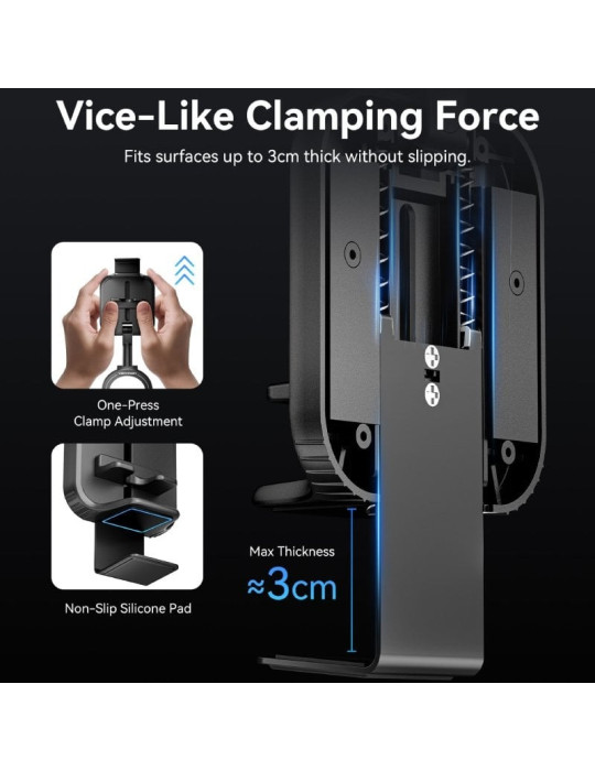Soporte para Smartphone Vention KSNB0/ Negro