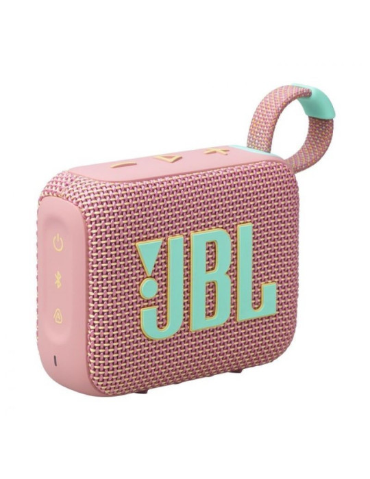 Altavoz con Bluetooth JBL GO 4/ 4.2W/ 1.0/ Rosa