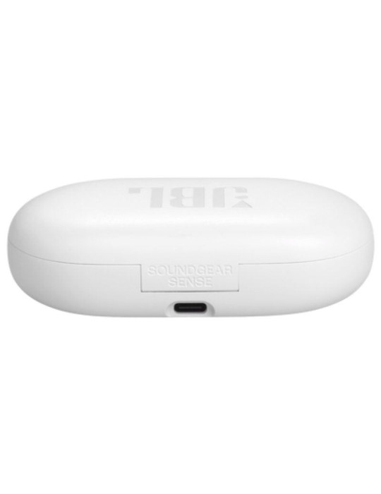 Auriculares Bluetooth JBL Soundgear Sense con estuche de carga/ Autonomía 8h/ Blanco
