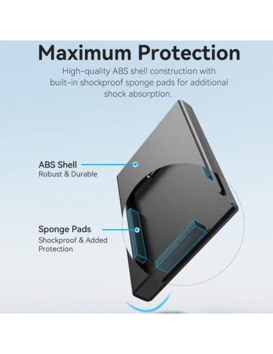 Caja Externa para Disco Duro de 2.5" Vention KPBB0/ USB 3.1/ Sin tornillos