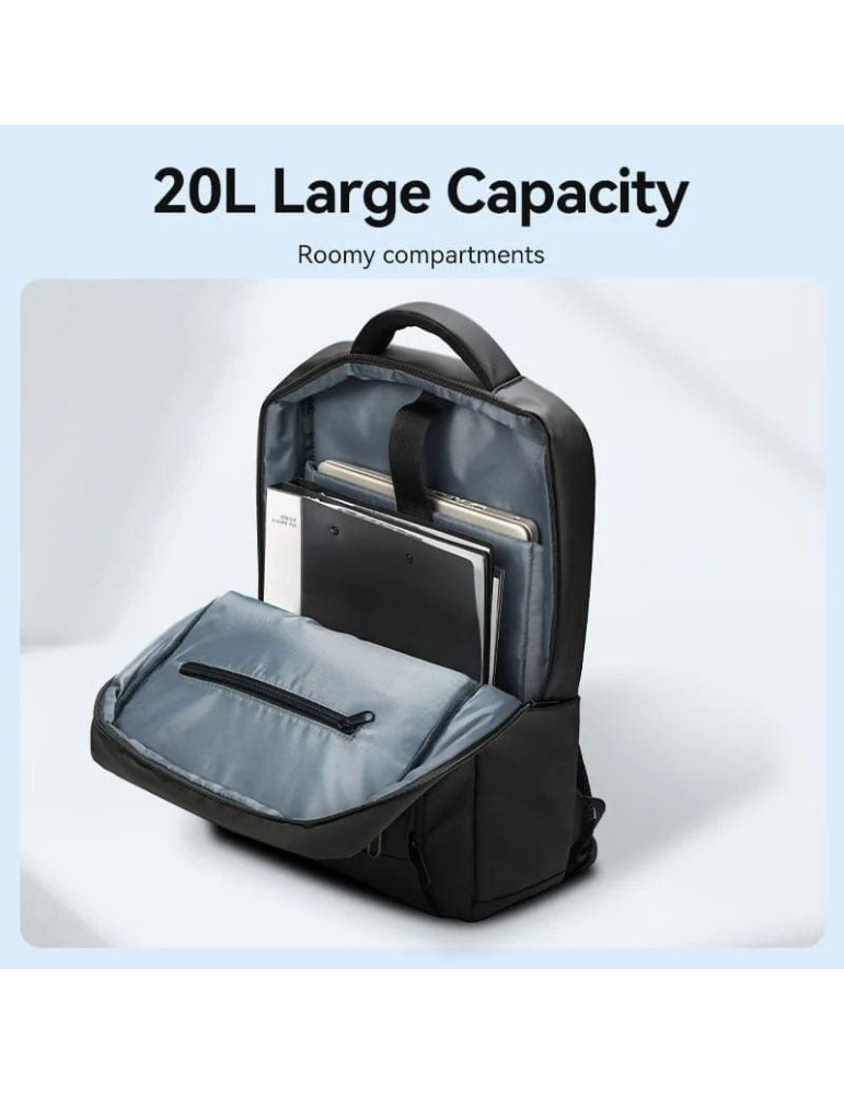 Mochila Vention KRRB0 para Portátiles hasta 15.6"/ 20L/ Impermeable/ Negra