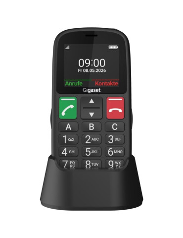 Teléfono Móvil Gigaset GL30 para Personas Mayores/ 4G/ Negro