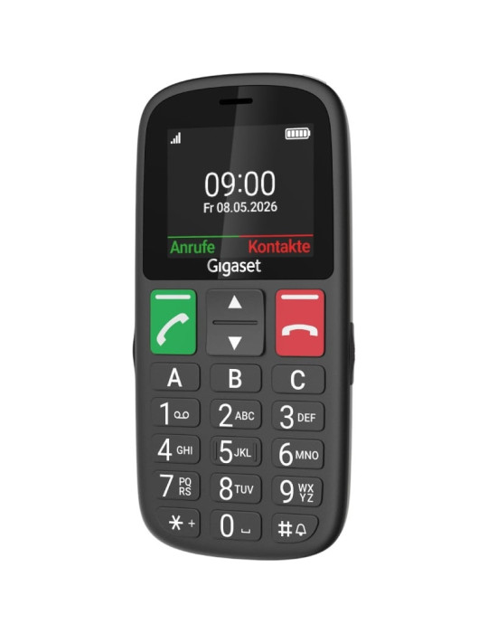 Teléfono Móvil Gigaset GL30 para Personas Mayores/ 4G/ Negro