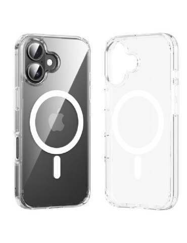 Funda Dura con Magsafe Vention KUGT0-10/ Compatible con iPhone 16/ Transparente