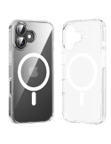 Funda Dura con Magsafe Vention KUGT0-30/ Compatible con iPhone 16 Pro/ Transparente