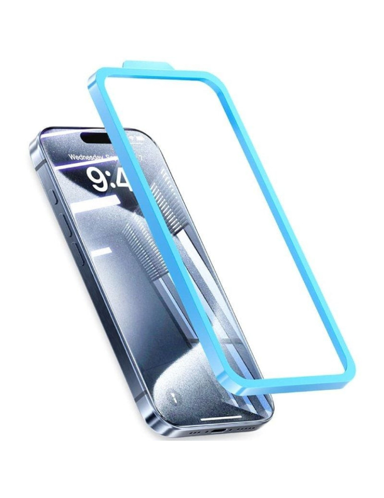 Protector de Pantalla de Cristal Templado Vention KUNTCD-40 para iPhone 16 Pro Max + Herramienta de Instalación