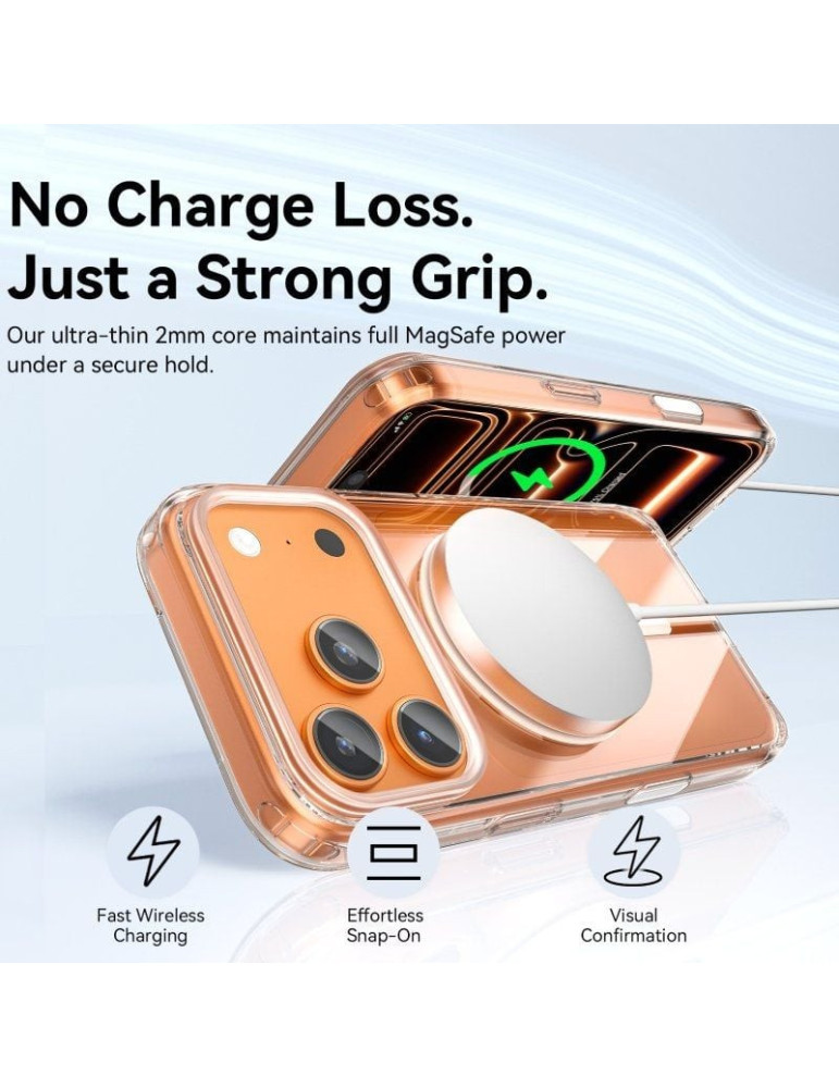 Funda Dura con Magsafe Vention Concise Impact KVBTCB-10/ Compatible con iPhone 17/ Transparente