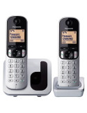 Teléfono Inalámbrico Panasonic KX-TGC212PL/ Pack DUO/ Plata