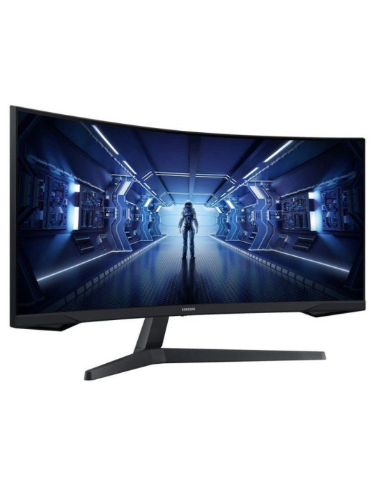 Monitor Gaming Ultrapanorámico Curvo Samsung Odyssey G5 LC34G55TWWP 34"/ UWQHD/ 1ms/ 165Hz/ VA/ Negro