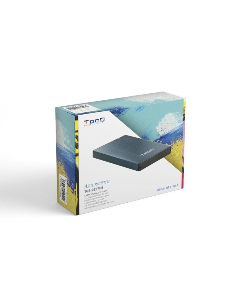 Caja Externa para Disco Duro de 2.5" TooQ TQE-2527PB/ USB 3.1