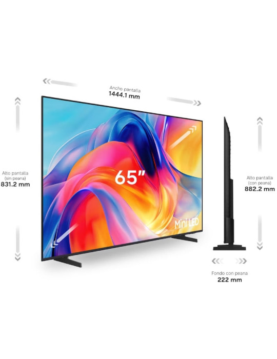 Televisor Samsung M72H TU65M72HAU 65"/ UltraHD 4K/ Smart TV/ WiFi