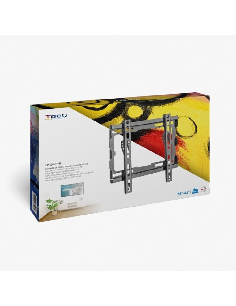 Soporte de Pared Fijo TooQ LP1043F-B para TV de 23-43"/ hasta 45kg