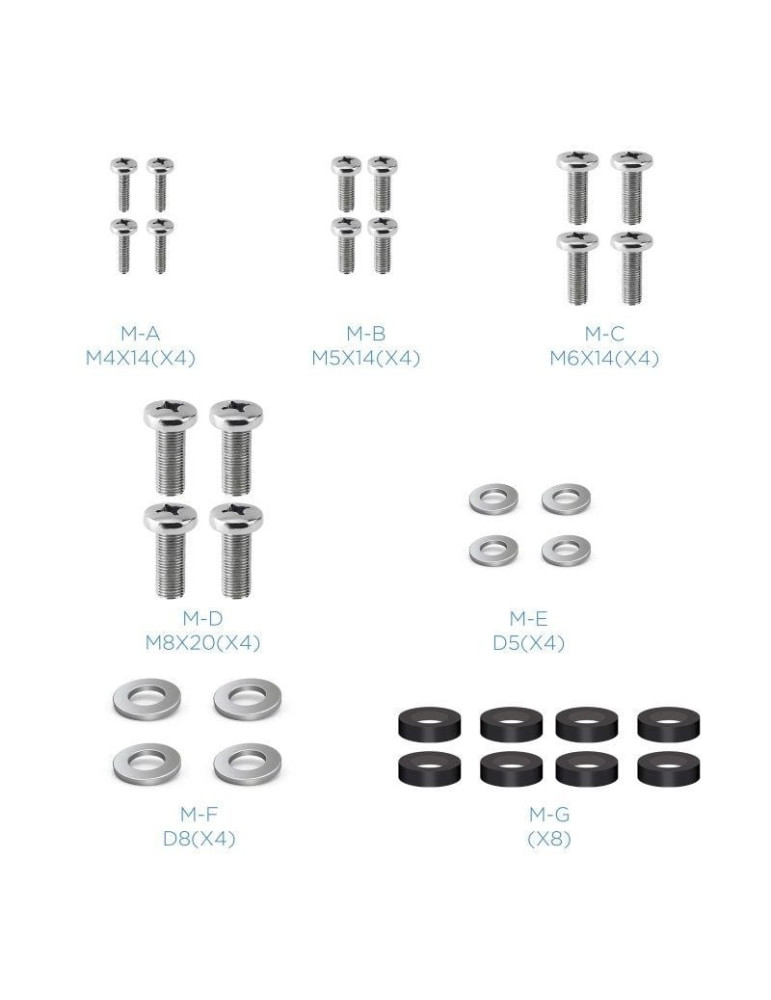 Soporte de Pared Fijo Inclinable TooQ LP1342T-B para TV de 23-42"/ hasta 35kg