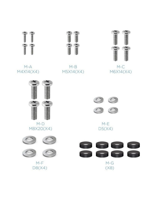 Soporte de Pared Fijo Inclinable TooQ LP1342T-B para TV de 23-42"/ hasta 35kg