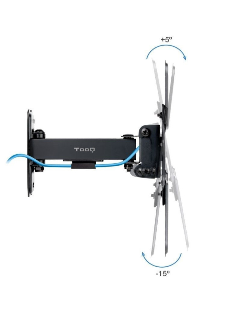 Soporte de Pared Extensible/ Giratorio/ Inclinable TooQ LP1343TN-B para TV de 13-43"/ hasta 20kg