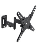 Soporte de Pared Extensible/ Giratorio/ Inclinable TooQ LP1344TN-B para TV de 13-43"/ hasta 20kg