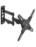 Soporte de Pared Extensible/ Giratorio/ Inclinable TooQ LP1345TN-B para TV de 13-43"/ hasta 20kg