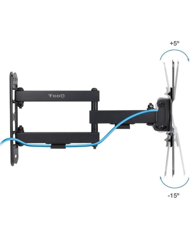 Soporte de Pared Extensible/ Giratorio/ Inclinable TooQ LP1345TN-B para TV de 13-43"/ hasta 20kg