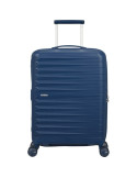 Maleta de Cabina American Tourister FastForward Spinner Expansible 55cm/ 55x40x23cm/ 4 Ruedas/ Azul Marino