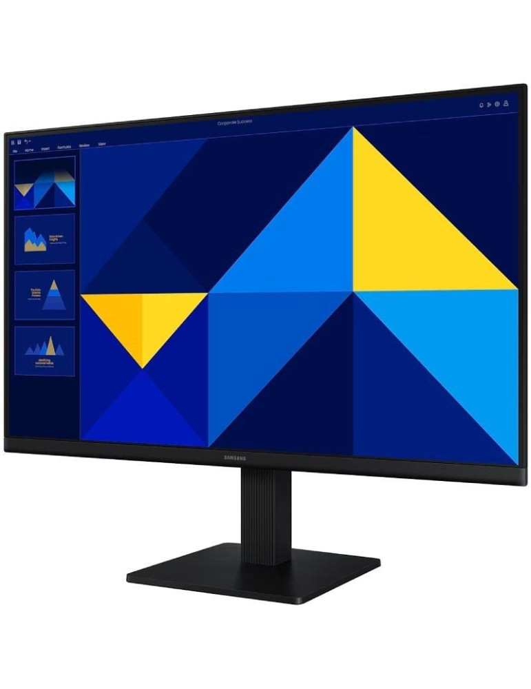 Monitor Profesional Samsung Essential Monitor S3 S24D300GAU/ 24"/ Full HD/ Negro