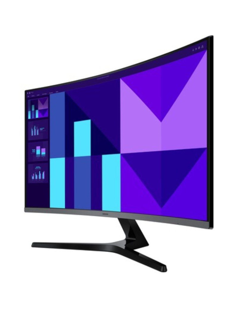 Monitor Profesional Curvo Samsung Essential S3 S39GD S32D396GAU 32"/ Full HD/ Multimedia/ Negro y Plata