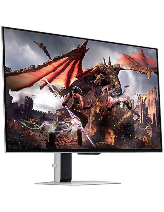 Smart Monitor Gaming Samsung Odyssey OLED G8 S32DG800SU 32"/ 4K/ 0.03ms/ 240Hz/ Multimedia/ Regulable en Altura/ Smart TV/ Plata
