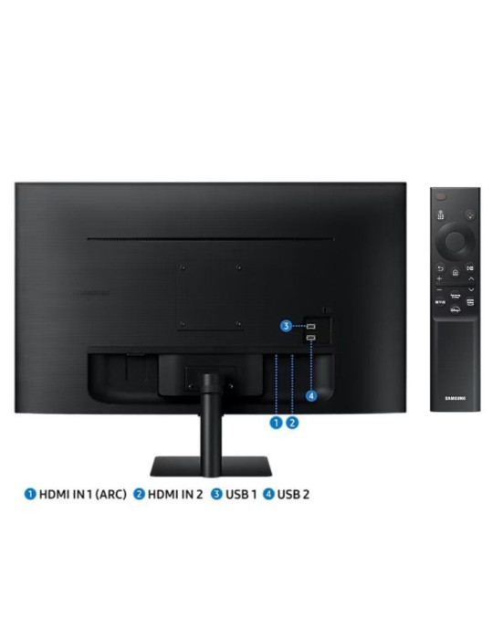 Smart Monitor Samsung M5 S32DM500EU 32"/ Full HD/ Multimedia/ Smart TV/ Negro