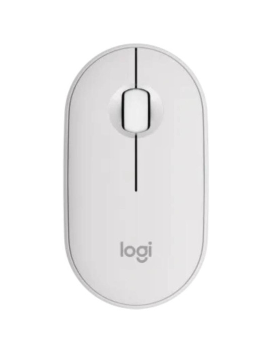 Ratón Inalámbrico Logitech Pebble 2 M350S/ Hasta 1000 DPI/ Blanco