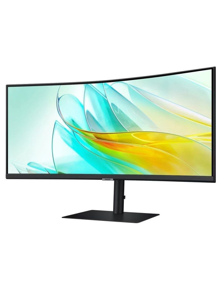 Monitor Profesional Ultraparonámico Curvo Samsung ViewFinity S6 S34C652UAU 34"/ UWQHD/ Multimedia/ Regulable en Altura/ Negro