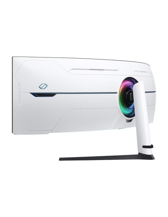 Monitor Gaming Ultrapanorámico Curvo Samsung Odyssey Neo G9 S57CG952NU 57"/ Dual UHD/ 1ms/ 240Hz/ VA/ Regulable en altura/ Blanc