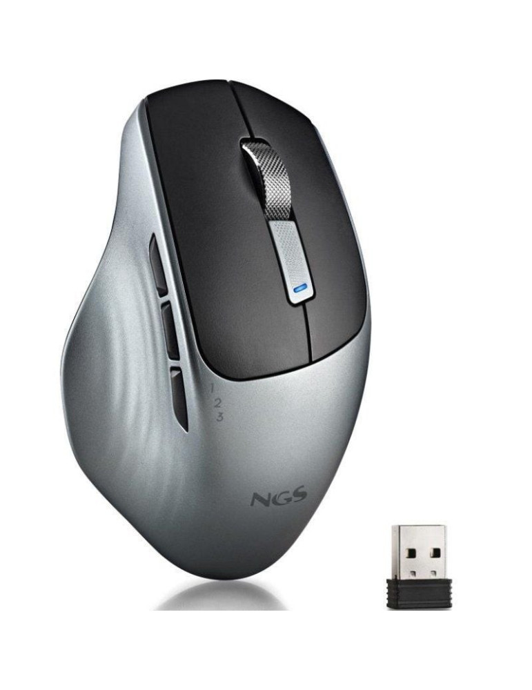 Ratón Inalámbrico NGS Lush-RB/ Hasta 1600 DPI